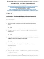 test bank for business communication developing leaders for a networked world 2nd edition by cardon 180314092803 