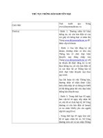 Thủ tục thông báo khuyến mại