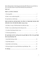 Diễn giải hành vi khách hàng trên thị trường b2b  phân tích các quyết định xúc tiến và mối quan hệ giữa các quyết định marketing trong marketing mix