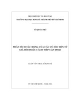 Phân tích tác động của các cú sốc đến tỷ giá hối đoái cách tiếp cận DSGE 