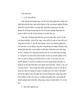 Thực trạng thực hiện trách nhiệm xã hội về vấn đề an toàn, sức khỏe lao động tại công ty cổ phần sữa việt nam (vinamilk)