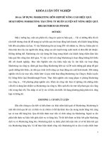 Luận văn marketing  Áp dụng Marketing hỗn hợp để nâng cao hiệu quả hoạt động Marketing tại Công ty Huấn luyện kỹ năng hiệu quả Breakthrough Power