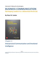  business communication developing leaders networked world 3rd edition cardon solutions manual 
