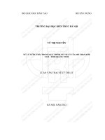 Xử lý nước thải trong quá trình sản xuất của mỏ than khe tam   tỉnh quảng ninh (tt) 