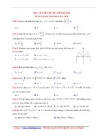 164  đề thi thử THPTQG năm 2018   môn toán   THPT chuyên thái bình   thái bình   lần 3   file word có lời giải chi tiết 