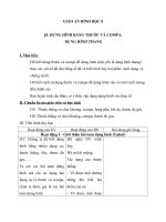 Giáo án Hình học 8 chương 1 bài 5: Dựng hình bằng thước và compa. Dựng hình thang