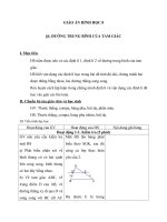 Giáo án Hình học 8 chương 1 bài 4: Đường trung bình của tam giác, của hình thang