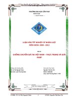 LUẬN văn LUẬT THƯƠNG mại CHỐNG CHUYỂN GIÁ tại VIỆT NAM – THỰC TRẠNG và GIẢI PHÁP 