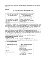 Tuyển tập giáo án môn khoa học lớp 4 áp dụng phương pháp bàn tay nặn bột