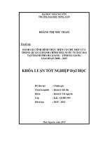 Đánh giá tình hình thực hiện cơ chế “một cửa” trong quản lí hành chính nhà nước về đất đai tại thành phố Hà Giang tỉnh Hà Giang giai đoạn 2008 – 2013 (Khóa luận tốt nghiệp)