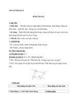 Giáo án Hình học 8 chương 1 bài 2: Hình thang