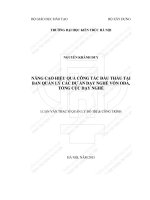 Nâng cao hiệu quả công tác đấu thầu tại ban quản lý các dự án dạy nghề vốn ODA, tổng cục dạy nghề (tt) 