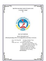 Tiểu luận môn quản trị nguồn nhân lực  tuyển dụng, bố trí và sử dụng nhân sự tại công ty sơn in for 