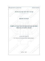 Nghiên cứu bài toán ổ định mái dốc có kể đến biện pháp gia cố chống trượt (tt) 