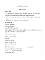 Giáo án Hình học 8 chương 1 bài 2: Hình thang