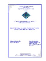 LUẬN văn LUẬT THƯƠNG mại THUẾ THU NHẬP cá NHÂN TRONG HOẠT ĐỘNG CHUYỂN NHƯỢNG bất ĐỘNG sản 
