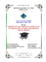 LUẬN văn LUẬT THƯƠNG mại NGHIÊN cứu QUY ĐỊNH của PHÁP LUẬT về CHỐNG đầu cơ TRÊN THỊ TRƯỜNG CHỨNG KHOÁN 