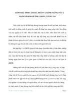 Đánh giá tính cách cá nhân và hành vi ứng xử cá nhân để định hướng trong tương lai 