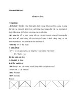 Giáo án Hình học 8 chương 1 bài 12: Hình vuông