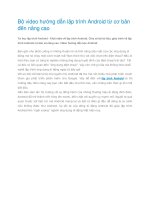 Bộ video hướng dẫn lập trình Android từ cơ bản đến nâng cao