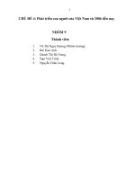 KTPT chỉ số phát triển con người VN từ 2006 đến nay