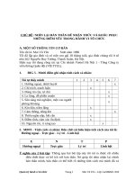 NHÌN lại bản THÂN để NHẬN THỨC và KHẮC PHỤC NHỮNG điểm yếu TRONG HÀNH VI tổ CHỨC 