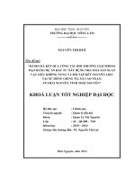 Đánh giá kết quả công tác bồi thường giải phóng mặt bằng dự án nâng cấp cải tạo tuyến đường thị trấn Đông Khê  cửa khẩu Đức Long  Huyện Thạch An  Tỉnh Cao Bằng (Khóa luận tốt nghiệp)