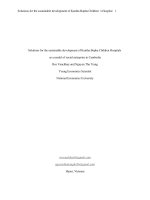 Nguyen thu trang ros vanchhay ICSE