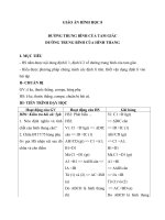 Giáo án Hình học 8 chương 1 bài 4: Đường trung bình của tam giác, của hình thang