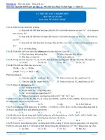 Bài tập lí thuyết Sắt và hợp chất 