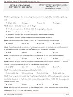 Tài liệu HOT Đề thi thử Vật lý THPT Quốc gia 2018 Sở Bắc Giang(có lời giải chi tiết)