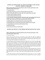 Hướng Dẫn Hồ Sơ Thủ Tục Đăng Ký Đi Học Nước Ngoài- Chương Trình 911 Phối Hợp