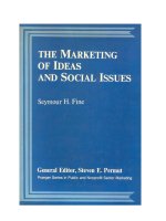 The marketing of ideas and social issues by seymour h fine 
