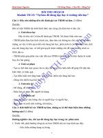 BÀI THU HOẠCH Module TH 19: “Tự làm đồ dùng dạy học ở trường tiểu học”