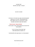 Xây dựng và tổ chức dạy học chủ đề tích hợp “nhiệt độ và sự sống” theo định hướng phát triển năng lực giải quyết vấn đề cho học sinh trung học phổ thông (tt) 