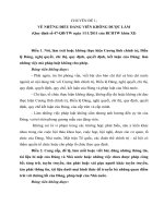 Chuyên Đề Về Những Điểu Đảng Viên Không Được Làm (Quy định số 47-QĐ/TW ngày 1/11/2011 của BCHTW khóa XI)