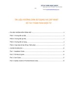 Tài Liệu Hướng Dẫn Sử Dụng Và Cập Nhật Sổ Tay Thẩm Phán Điện Tử