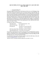 MỘT SỐ THÔNG TIN VỀ CÁC CÔNG NGHỆ XỬ LÝ ASEN TIỀN TIẾN TRÊN THẾ GIỚI