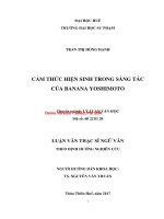 Cảm thức hiện sinh trong sáng tác của banana yoshimoto  (tt) 