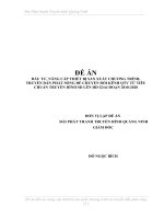 Đề Án Đầu Tư, Nâng Cấp Thiết Bị Sản Xuất Chương Trình, Truyền Dẫn Phát Sóng Để Chuyển Đổi Kênh Qtv Từ Tiêu Chuẩn Truyền Hình Sd Lên Hd Giai Đoạn 2018-2020