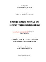 Thần thoại và truyền thuyết dân gian người việt từ góc nhìn phê bình cổ mẫu (tt) 