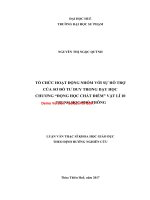 Tổ chức hoạt động nhóm với sự hỗ trợ của sơ đồ tư duy trong dạy học chương “động học chất điểm” vật lí 10 trung học phổ thông (tt) 