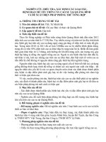 Nghiên Cứu, Điều Tra, Xác Định Các Loại Sâu, Bệnh Hại Chủ Yếu Trên Cây Cao Su Tại Quảng Bình Và Đề Xuất Biện Pháp Phòng Trừ Tổng Hợp