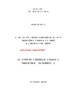 Tổ chức dạy học tích hợp liên môn chủ đề “mắt” trong lĩnh vực khoa học tự nhiên bậc trung học phổ thông (tt) 