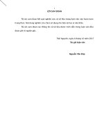 Nghiên cứu khả năng thích ứng của một số giống và biện pháp kỹ thuật sản xuất hoa lily tại tỉnh thái nguyên 