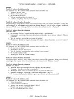 Topic speaking nói 6