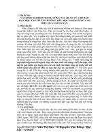 Vài Kinh Nghiệm Trong Công Tác Quản Lý, Chỉ Đạo Dạy Học Tập Viết Ở Trường Tiểu Học Nhằm Nâng Cao Hiệu Quả Giảng Dạy