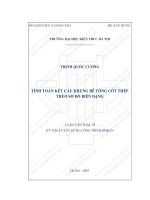 Tính toán kết cấu khung bê tông cốt thép theo sơ đồ biến dạng (tt) 