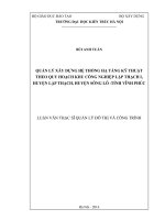 Quản lý xây dựng hệ thống hạ tầng kỹ thuật theo quy hoạch khu công nghiệp lập thạch i, huyện lập thạch, huyện sông lô tỉnh vĩnh phúc (tt) 