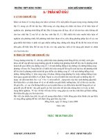 SKKN Biện luận số nghiệm của phương trình bằng đồ thị